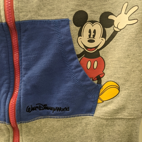 Disney Parks Mickey Mouse Zipper Hoodie - Picture 5 of 5